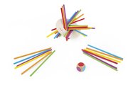 Spoločenská hra pre deti Bláznivé paličky Game of Skill Crazy Sticks Janod 36 dielov pre 2-6 hráčov