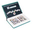 Magnetická kniha Anglická abeceda English Alphabet Magnetibook Janod 26 ilustrovaných magnetiek a 116 písmen
