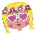 Magnetická kniha Zábavné tváre dievčatá Girl's Crazy Faces Magnetibook Janod 55 magnetiek a 10 šablón
