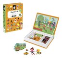 Magnetická kniha Ročné obdobia 4 Seasons Magnetibook Janod 115 magnetiek a 4 šablóny