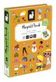Magnetická kniha Ročné obdobia 4 Seasons Magnetibook Janod 115 magnetiek a 4 šablóny