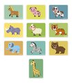 Magnetická kniha Zvieratká Animals Magnetibook Janod 30 magnetiek a 10 šablón