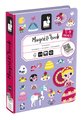 Magnetická kniha Princezné Princesses Magnetibook Janod 55 magnetiek a 7 šablón