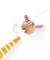 Švihadlo Zajac Bunny Skipping Rope Janod s drevenými rúčkami a nastaviteľnou dĺžkou