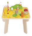 Drevený didaktický stolík s aktivitami Farma Wooden Farm Activity Table Janod 7 aktivít od 12 mes