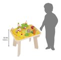 Drevený didaktický stolík s aktivitami Farma Wooden Farm Activity Table Janod 7 aktivít od 12 mes