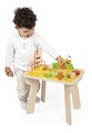 Drevený didaktický stolík s aktivitami Farma Wooden Farm Activity Table Janod 7 aktivít od 12 mes