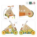 Drevené chodítko Zajac Wooden Rabbit Multi-Activity Cart Janod multifunkčné od 12 mes