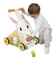 Drevené chodítko Zajac Wooden Rabbit Multi-Activity Cart Janod multifunkčné od 12 mes