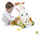 Drevené chodítko Zajac Wooden Rabbit Multi-Activity Cart Janod multifunkčné od 12 mes