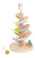 Drevená guľôčková dráha Vtáčik Bird Descender Sweet Cocoon Janod 2 drevené guľôčky 36 cm