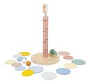 Drevená guľôčková dráha Vtáčik Bird Descender Sweet Cocoon Janod 2 drevené guľôčky 36 cm
