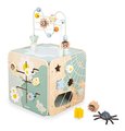 Drevená didaktická kocka Záhrada Multiactivity Maxi Cube Sweet Cocoon Janod 11 aktivít od 18 mes J04060