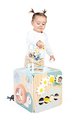 Drevená didaktická kocka Záhrada Multiactivity Maxi Cube Sweet Cocoon Janod 11 aktivít od 18 mes J04060