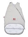 Dojčenský spací vak mäkké hniezdo Pearl Grey Fleur de Coton® Red Castle 12-24 mesiacov prešívaný šedý