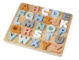 Drevené vkladacie puzzle Abedeca Alphabet Puzzle Sweet Cocoon Janod 26 dielov od 24 mes J04412