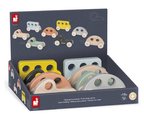 Drevené autíčko na tlačenie Push-along Vehicle Sweet Cocoon Janod 3 modely od 18 mes J04413