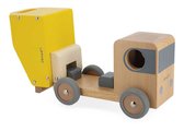 Drevené nákladné autíčka Dump Truck and Bulldozer Bolid Janod bager a sklápač od 24 mes J04634