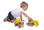 Drevené nákladné autíčka Dump Truck and Bulldozer Bolid Janod bager a sklápač od 24 mes J04634
