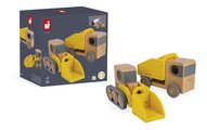 Drevené nákladné autíčka Dump Truck and Bulldozer Bolid Janod bager a sklápač od 24 mes J04634
