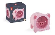 Drevená pokladnička Prasiatko Piggy Moneybox Janod ružová J04653