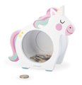 Drevená pokladnička Jednorožec Unicorn Moneybox Janod biela J04655