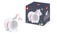 Drevená pokladnička Jednorožec Unicorn Moneybox Janod biela J04655