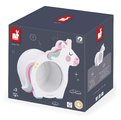 Drevená pokladnička Jednorožec Unicorn Moneybox Janod biela J04655