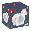 Drevená pokladnička Jednorožec Unicorn Moneybox Janod biela J04655