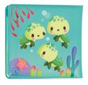 Knižka do vody Korytnačky The Magical Life of Sea Turtles Janod mäkké leporelo od 10 mes J04721