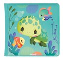 Knižka do vody Korytnačky The Magical Life of Sea Turtles Janod mäkké leporelo od 10 mes J04721