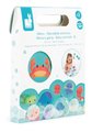 Pexeso do vody Morské zvieratká Memo Game Baby Animals Janod mäkké 24 dielov od 24 mes J04723