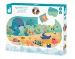 Puzzle do vody Morské zvieratká My Ocean Bath Puzzle Janod plastové 28 dielov