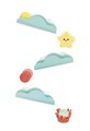 Hračka do vody guľôčková dráha Sea Themed Bathroom Ball Track Janod s prísavkami od 12 mes J04732
