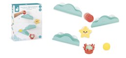 Hračka do vody guľôčková dráha Sea Themed Bathroom Ball Track Janod s prísavkami od 12 mes J04732