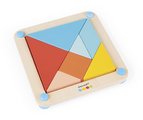 Drevené origami Montessori Tangram Essentiel Janod s predlohami 25 kariet od 24 mes J05070