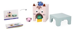 Vzdelávacia hra orientácia v priestore Mačka a Myš Cat and Mouse Finding Your Bearings in Space Janod 3 úrovne obtiažnosti