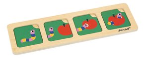 Vzdelávacia hra časová následnosť Záhrada The Garden Sequences Cards Janod 40 kariet