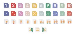 Vzdelávacia hra skladanie a porovnávanie Čísla Number Compo and Comparison Janod 56 dielov J05085
