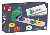 Vzdelávacia hra algoritmy Žabka Froggy Alhorithms Janod 2 varianty hry 53 dielov J05088