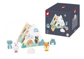 Drevený domček na vkladanie tvarov Shape Sorter Pure Janod 6 dielov od 18 mes J05150