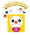 Magnetická hra Emócie a pocity Medveď The Emotions Bear Janod s predlohami 30 dielov od 24 mes J05447