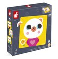 Magnetická hra Emócie a pocity Medveď The Emotions Bear Janod s predlohami 30 dielov od 24 mes J05447