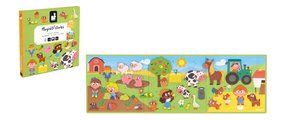 Magnetická kniha Farma The Farm Magnetistories Janod 30 magnetiek J05451