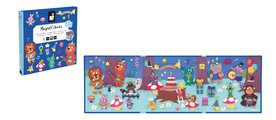 Magnetická kniha Narodeninová párty zvieratká The Animal Party Magnetistories Janod 30 magnetiek J05455