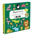 Magnetická kniha Africké zvieratká African Animals Magnetistories Janod 30 magnetiek J05456