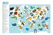 Magnetická hra Mapa sveta Zvieratká My Minikids Magnetic Puzzle Janod 40 magnetiek od 24 mes J05468