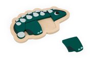 Drevené vkladacie puzzle Dinosaury 4v1 Dino Progressive Puzzle Janod 2-3-4-5 dielov od 18 mes