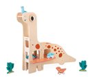 Drevená garáž Dinosaurus Dino Garage Janod 6 dielov od 24 mes J05835