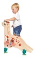 Drevená garáž Dinosaurus Dino Garage Janod 6 dielov od 24 mes J05835